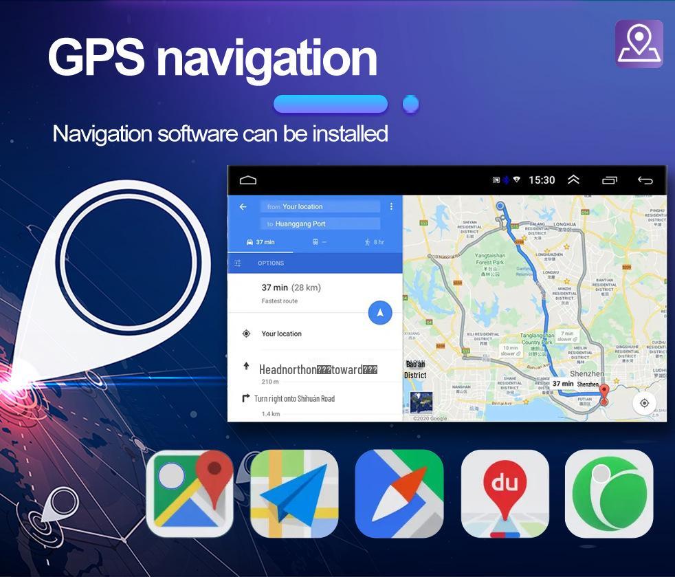 Volkswagen Passat Lingyu Android Car Navigation with Bluetooth, GPS, HD Backup Camera & CarPlay