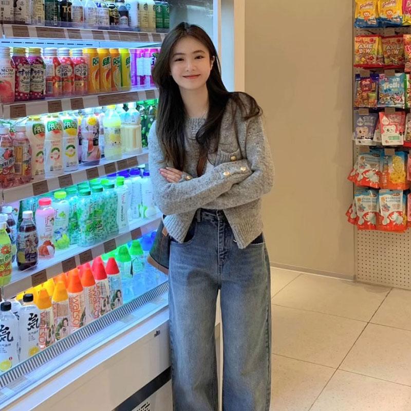 Cardigan Sweater Spring and Autumn 2023 Fragrant Soft Glutinous Knitted Sweater Cardigan Coat Women Loose Sweater Female Tops