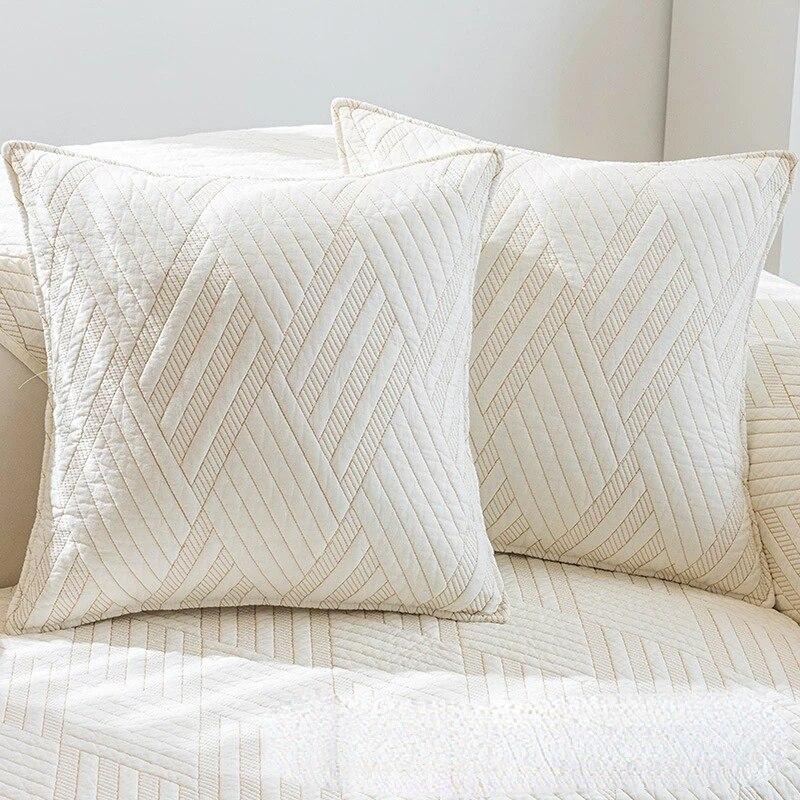 Cotton Fabric Four Seasons Universal Non-slip Sofa Cushion Modern Simple Combination Sofa Cushion Cover Towel