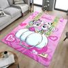 1pc Fantasy Creatures Garden Carpet for Playroom Bedroom Living Room Sofa Home Decor,kids Game Area Rug Non-slip Floor Mat Y72347