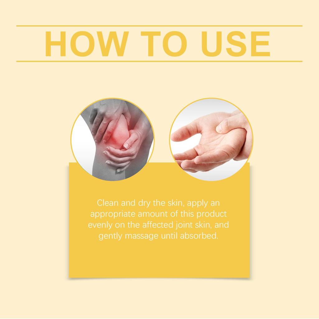 60g Propolis Soothing Joint Cream. Plant-based formula soothes muscles and joints, moisturizes the skin, and is fast-absorbing.