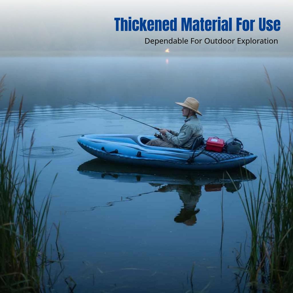 Double Inflatable Kayak Upgraded Thickened Canoe Foldable Raft For Drifting And Outdoor Recreation