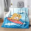 New Style Lankybox Boxy Foxy Rocky Cartoon Blanket,Soft Throw Blanket for Home Bedroom Bed Sofa Travel Picnic Cover Kid