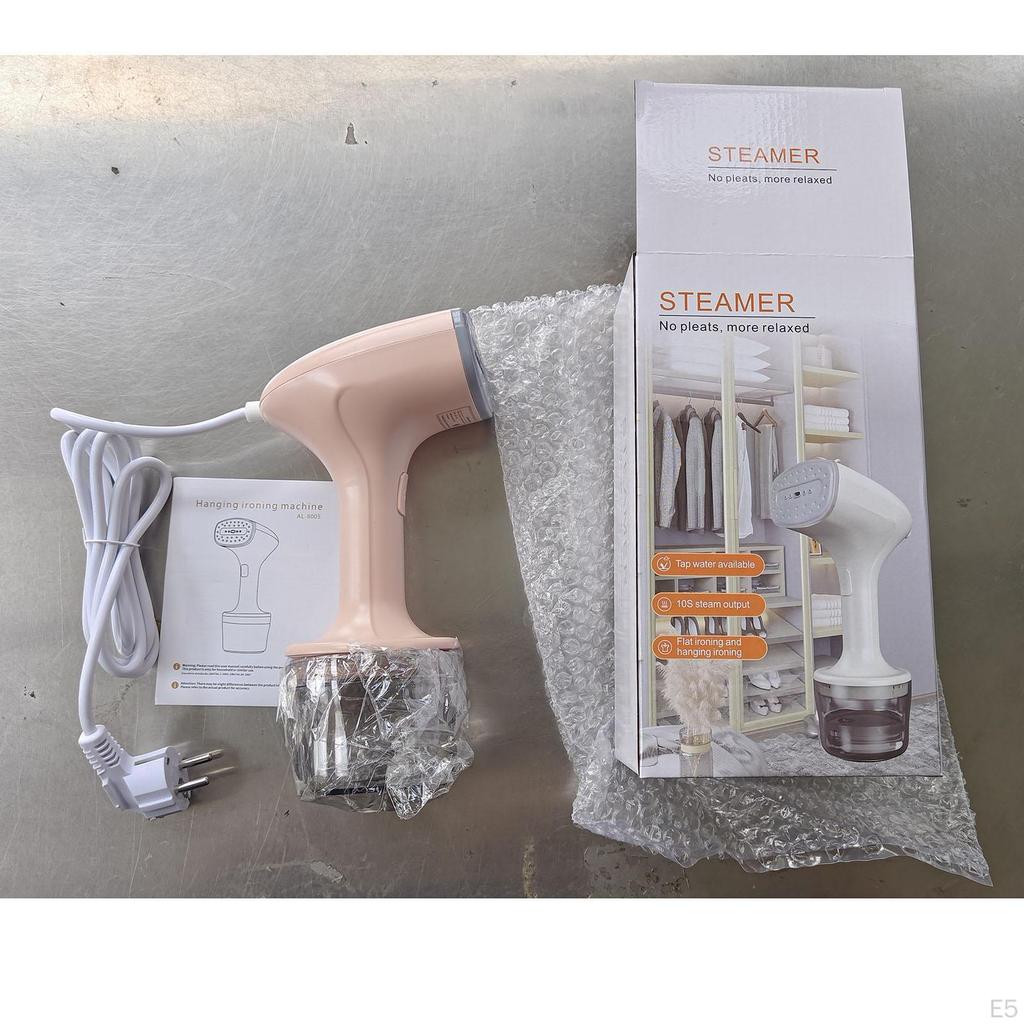 Clothes Steamer Portable Accessories EU Adapter for Traveling Hotel Vacation Beige