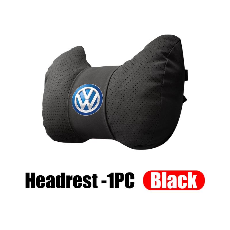 Car Neck Headrest Lumbar Support Pillow Relieve Back Pain For Volkswagen VW Scirocco Jetta Beetle Golf 4 5 6 Passat Polo B5