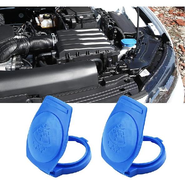 Windshield Wiper Washer Fluid Reservoir Tank Bottle Cap Cover, 3Q0955455 Washer Fluid Cap, Car Accessories Windshield Washer Reservoir Cap Compatible