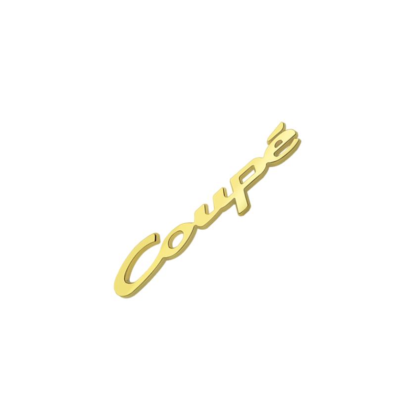 Car Emblem Metal Coupe Badge Logo Body Decals Sticker For AMG VW Auto Accessories