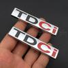 3D Metal TDCI Letters Car Rear Trunk Emblem Badge Sticker Decals For Explorer Kuga  Transit Accessories