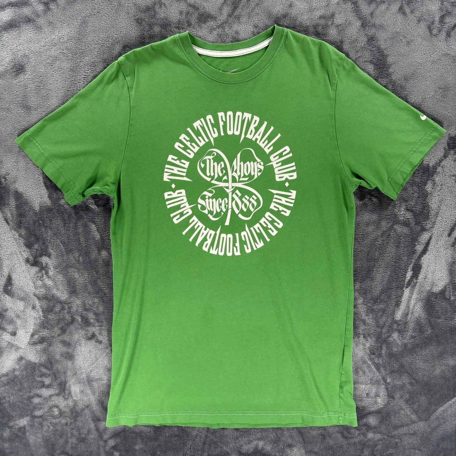 

Celtic Football Club Green Soccer T shirt Men M The Bhoys Since 1888 Irish M