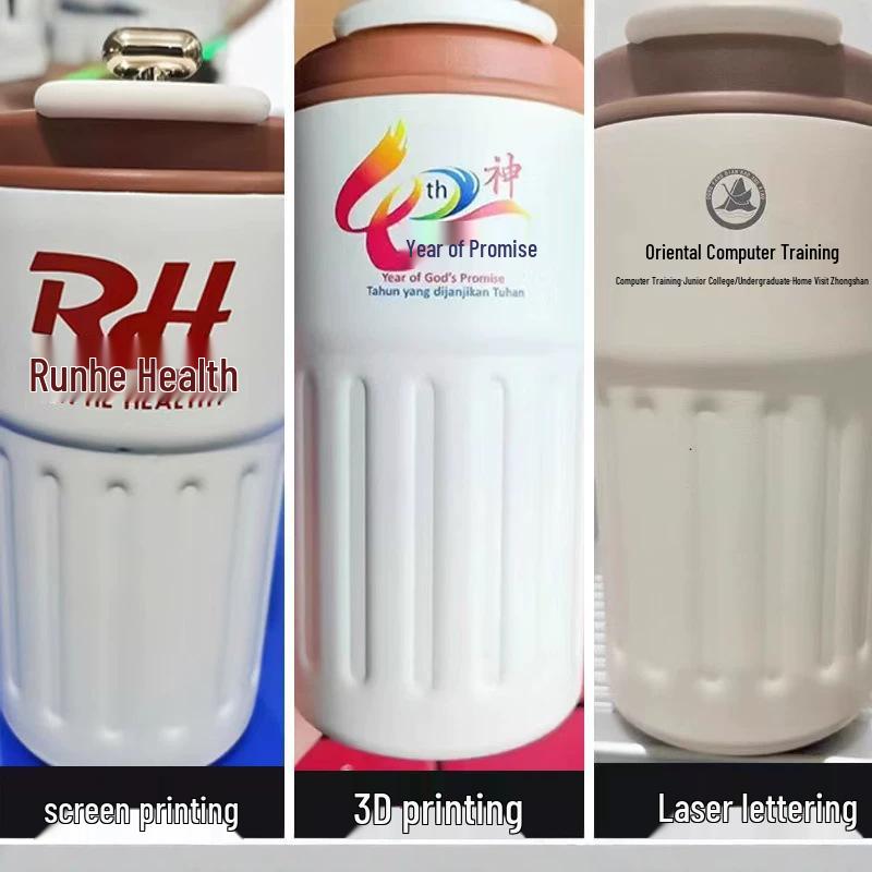 316 Stainless Steel Smart Display Insulated Coffee Mug, Large Capacity with Custom Logo
