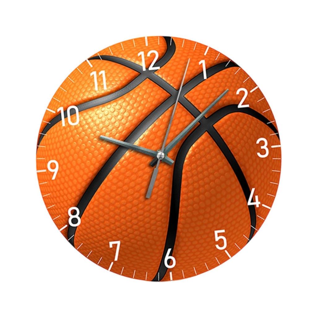 Basketball Wall Clock for Kitchen And Boy's Room
