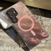 Custodia Magnetica Semi-Trasparente Opaca per iPhone 16 Pro Max/15/14 Pro/13/12/11