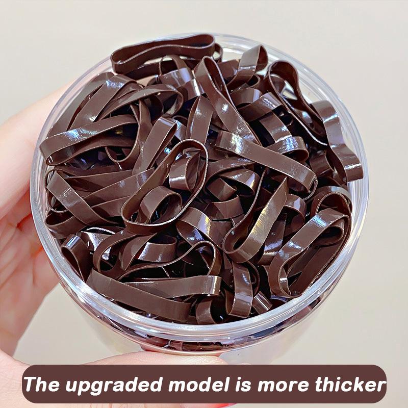 500PCS Upgraded Thickened Elastic Hair Bands For Women Girls Durable Hair Tie Not Easy To Break Rubber Bands Hair Accessories