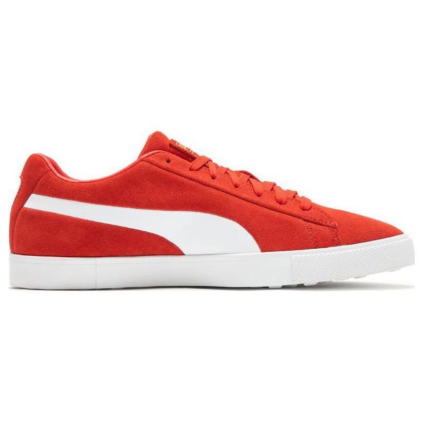 Puma Suede Series Casual Comfortable Low Top Golf Shoes Men Sneaker Red 379823-01