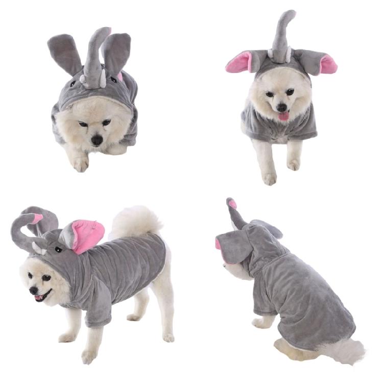Elephant Dress For Dog  Soft Sweatshirt Perfect For Costume  Halloween Celebration  Halloween Pet Clothe