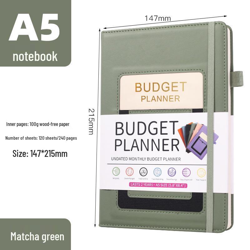 Undated Budget Book: Expense Tracker, Bill Manager & Financial Planner