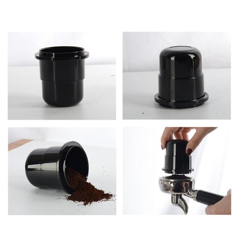 Matte Textured Coffee Measuring Cup 58mm Professional Thickened PC Construction Easy Cleaning Suitable for Portafilters