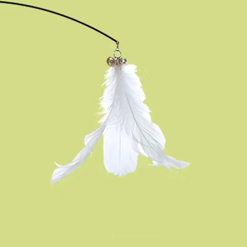 Telescopic Cat Teaser Toy - Four-Section Extendable Wand for Pets