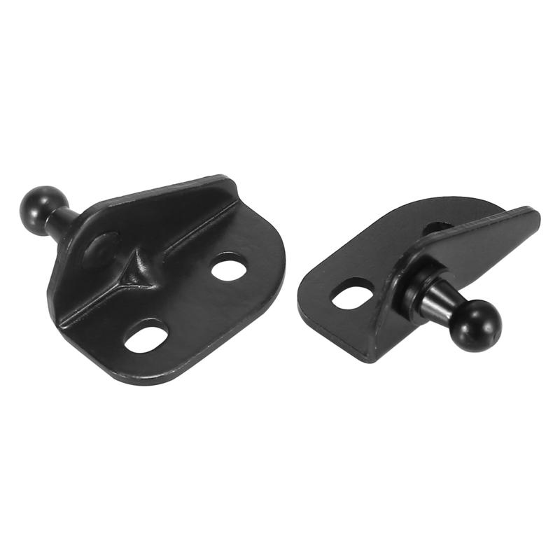 X Autohaux 1 Set Car Ball Studs Mounting Brackets for Gas Struts Shocks with Screws 47x43x24mm