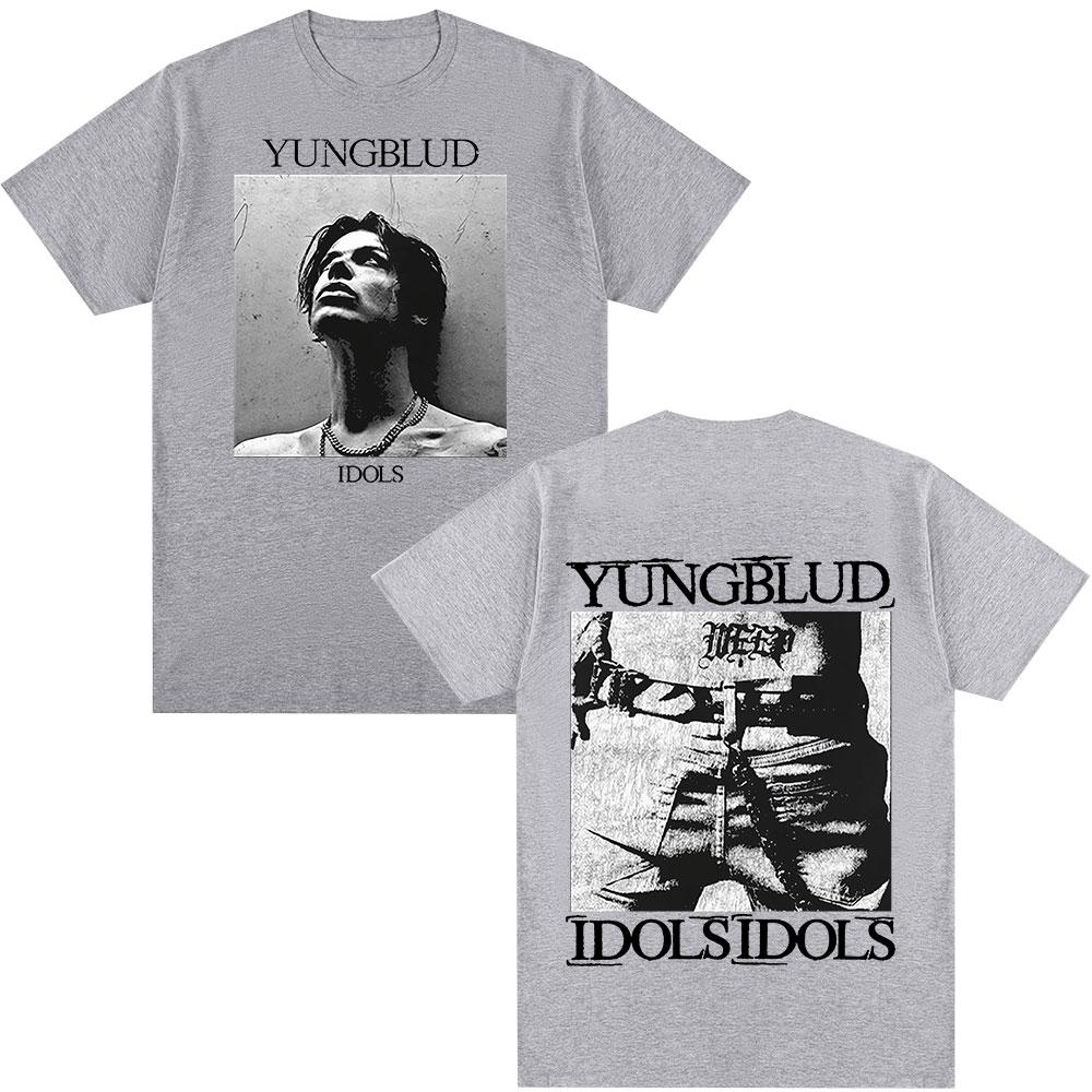 

Singer Yungblud IDOLS Album Tour 2026 T Shirt Women Unisexs Clothing Hip Hop Short Sleeve Tshirts Casual Cotton Summer Tshirt 4XL