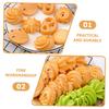 TOPPERFUN 18 Pieces Cookie Artificial Fake Cookie Imitation Bread Food Fake Food Pretend Realistic Cooking Models, Crackers, Cooking, Bread, Models,