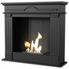 Portal Bioethanol Fireplace DECEMBER TÜV Black Self Assembly