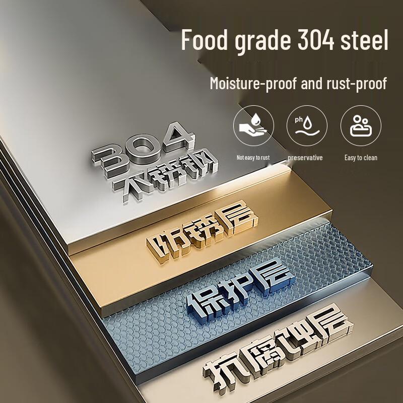 maxcook 304 Stainless Steel Pot Lid & Cutting Board Holder