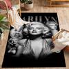 Tappeto da Pavimento Iconico Poster Marilyn Monroe Tappeto per Ufficio Perfetto per Ingresso Studio Soggiorni Camere da Letto Tappeto Antiscivolo Decorazione Ufficio Anime