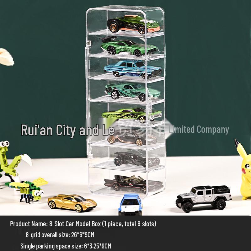 Children's Toy Car Display: Acrylic Multi-Layer Storage Box for Small Alloy Cars