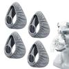 4 Stück CPAP-Masken-Einlagen, Weiche Maskenpolsterbezüge Waschbar für ResMed F20 F10, Schlafapnoe-Masken-Einlage, Universelles CPAP-Zubehör Wiederverwendbares Gesichts-Polster