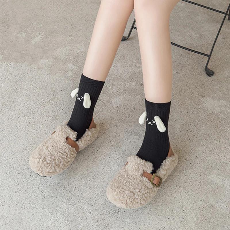 Children Baby Girls Knee High Long Socks Cotton Cute 3D Dog Ear Socks Kid Spring Clothing for Boy Girl Toddler Stockings
