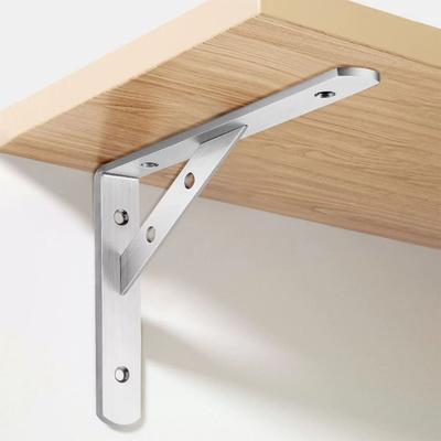 New Stainless Steel Shelf Bracket Right Angle Heavy Duty Shelf Support L-type Wall Mount Rack Support