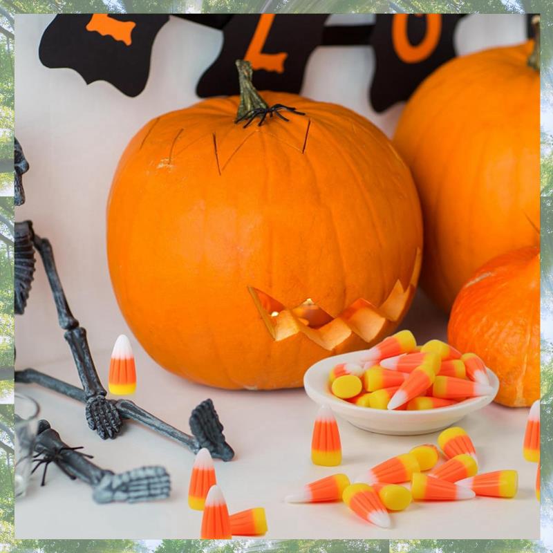 Premium-50 PCS Halloween Resin Candy Corn As Shown Resin Fall Faux Fake Corn Scrapbooking Embellishments