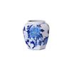 Blue and White Porcelain Peony Vase: Elegant Living Room Decoration