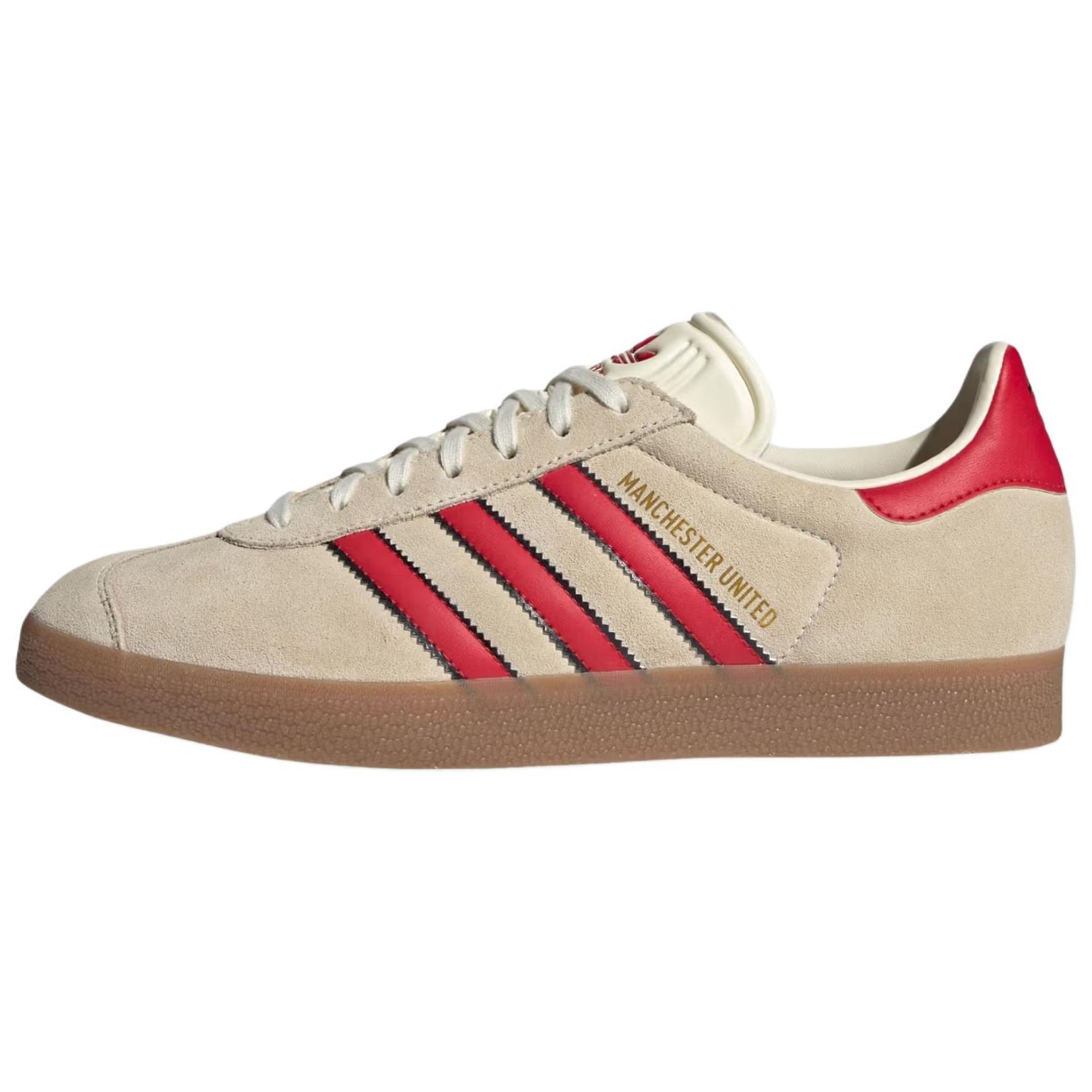 

adidas Manchester United x Gazelle Terrace Icons Pack Мужские кроссовки Кремово-кремово-белые Mufc-красные JS3040 39⅓