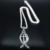 Hollow Fish Shape Cross Couple Accessories Pendant Necklace
