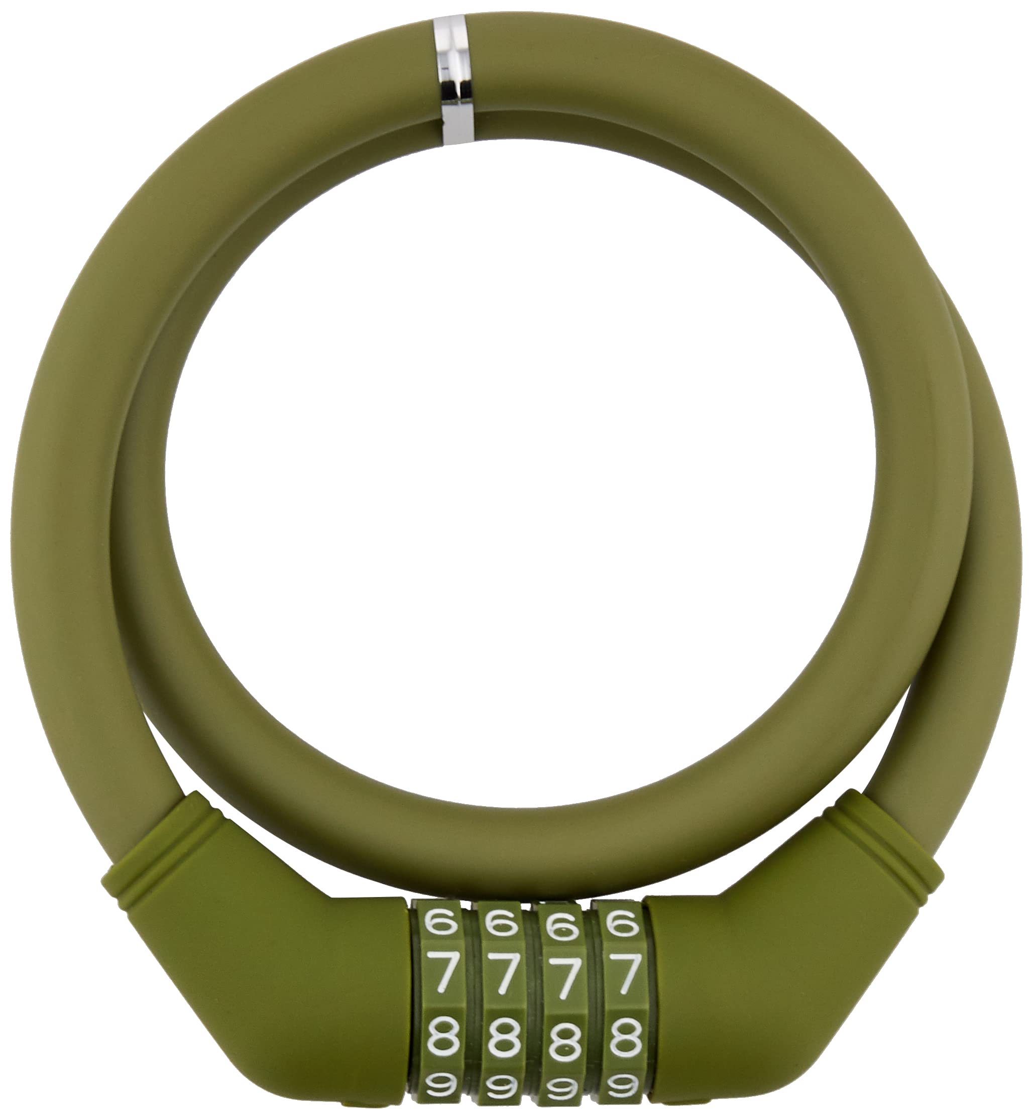 

GORIN Combination Wire x Khaki Lock, Lock, G228W, 4-Digit MySet, 12 600mm, (KH)