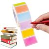 Colored Labels Stickers 500PCS Moving Box Labels Removable Rectangle Moving Labels Stickers Adhesive Solid Colors Tags Name Tags
