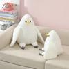 Cute Soft White Little Pigeon Doll Plush Toy Pigeon Doll Children Soothing Doll Birthday Gift