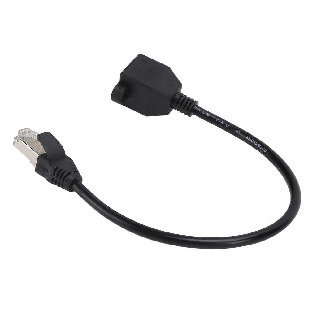 Netzwerkkabelverlängerung Stecker auf Buchse Mit Schraubloch Fixierbarer Adapterkabel für LAN-Netzwerkkomponenten