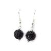 Les Trésors De Lily [K3241] - Black 'Sissi' Designer Earrings
