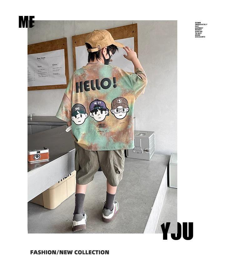 Boys' Trendy Summer Casual Suit 2025: Cool, Short-Sleeved Outfit for Kids