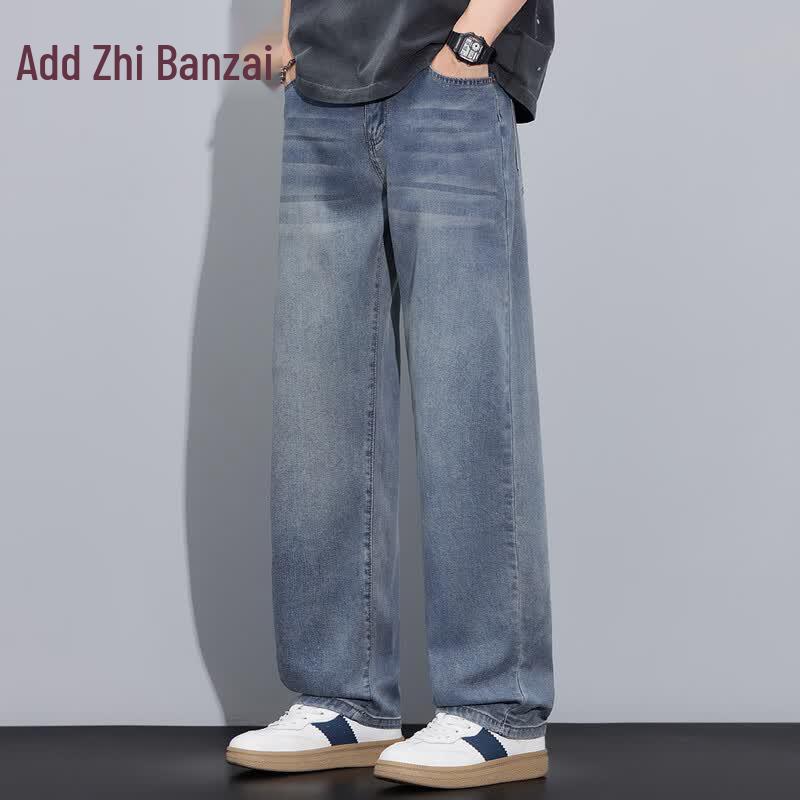 Zengzhi Men s Lightweight Lyocell Blend Straight Jeans 29