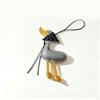Cartoon Scarf Duck Pendant DIY Bag Charm Trendy Pu Leather DuckKeychain  Bag Ornament