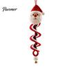 Set Fai da Te Addobbi per Albero di Natale Kit Uncinetto a Spirale, Pupazzo di Neve Babbo Natale Artigianato Ricordo Fatto a Mano Regalo per la Mamma Ornamento da Appendere Decorazione per Camino Sacco