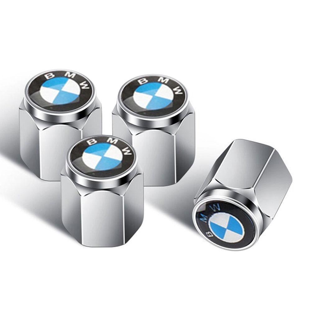 4 Pcs Wheels Rims Stem Air Tires Truck Bicycle Car Cover Tire Valve Caps Dust Caps for BMW M E60 E46 E90 F30 F10 G30 G20 F48 G22