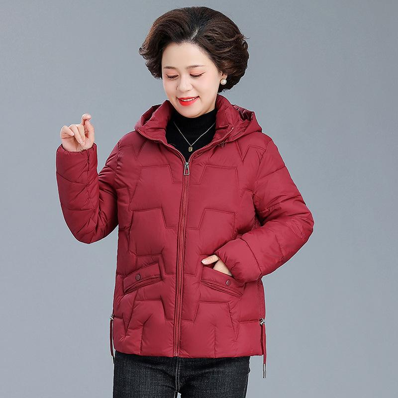 Padded clothes women's winter new warm short middle-aged mother padded clothes down cotton fashion padded jacket women