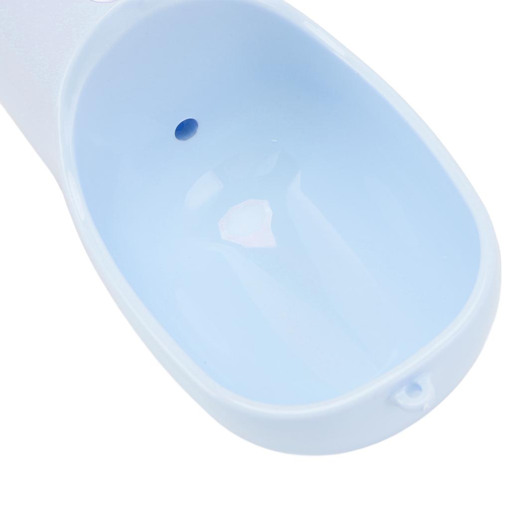 400ml Dog Water Bottle Food Grade Lkproof Water Saving Portable Dog Water Bowl Dispenser with Lanyard for Outdoor
