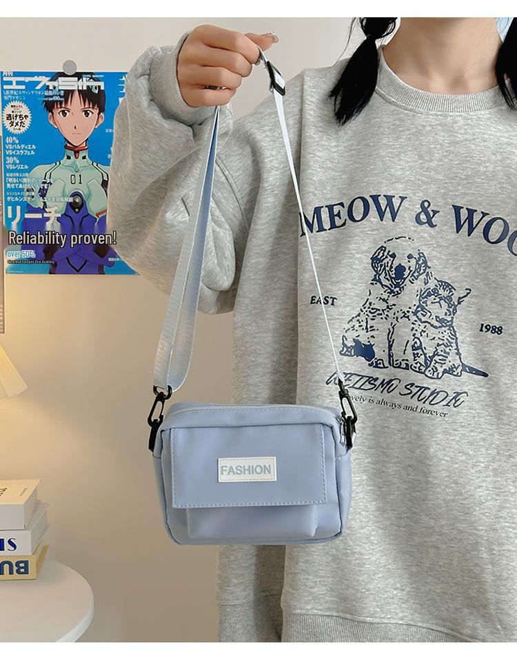 Koreanische Ulzzang Frischer Stil Damen Schulter Crossbody Tasche – Japanische Harajuku Studenten Edition