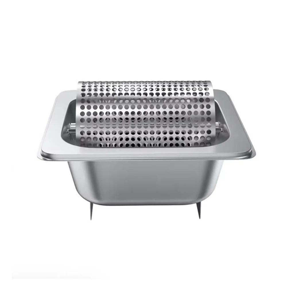Stainless Steel Butter Roller Removable with Base Butter Spreader Wheel Efficient Labor-saving Butter Dispenser Restaurant